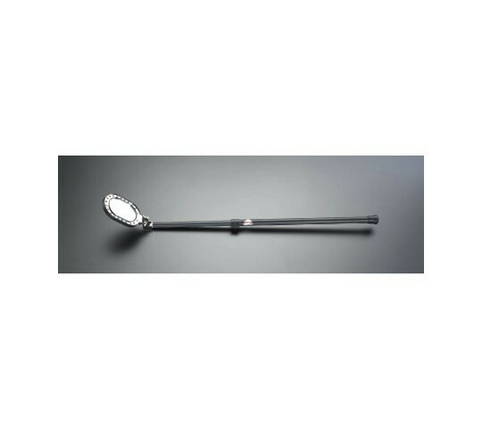 エスコ 75x110mm/0.6-1.0m 点検ミラー(LEDﾗｲﾄ付) 1個 EA724BB-1