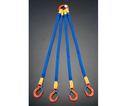 エスコ 1.86tonx3.0m 金具付スリング(４本懸け) 1本 EA981FE-25A