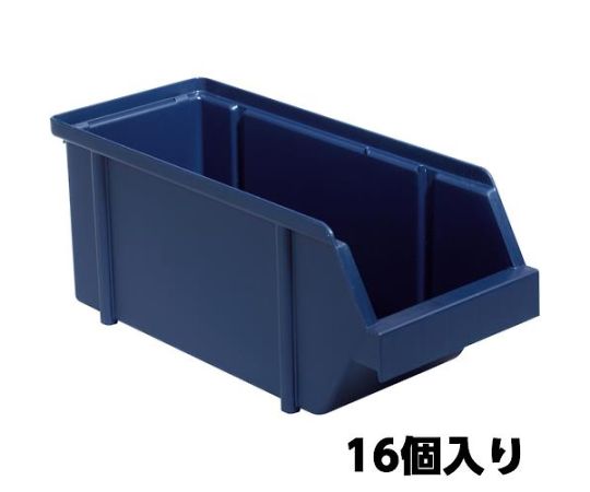 エスコ 125x300x126粍 ﾊﾟｰﾂﾄﾚｰ(重ね置型･青/16個) 1組 EA661CA-27