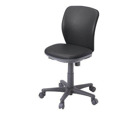 アイコ チェア[セミローバック]　肘なし　ブラック 1個 OA-1005(VG1)