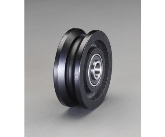 エスコ 120粍 戸車拷問台(Ｖ型・掛け目用) 1個 EA986VA-320