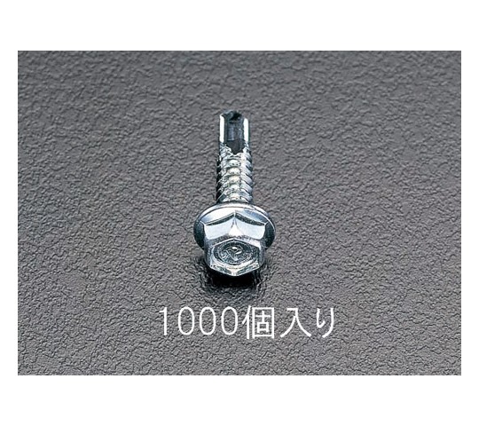 エスコ 5x19粍 六角頭ピアスねじ釘(1000本) 1容器に並べる(1000本入) EA949EE-51