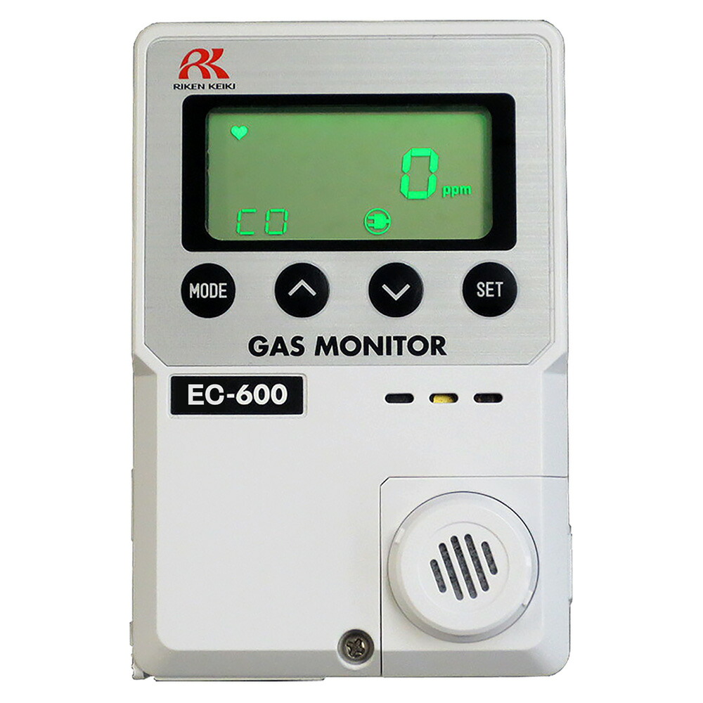 理研計器 飾り気の無い定置型一燻すカーボン計 リモート検出器 20m AC100V遣りくち 1台 EC-600-20･AC