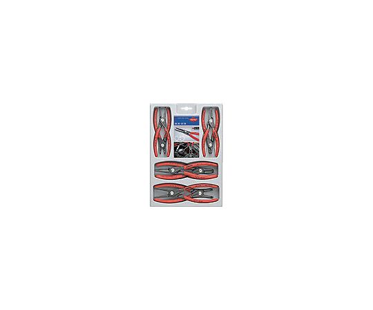 KNIPEX 8本組 細やかスナップリングプライヤーセット 1仕掛ける 002004SB