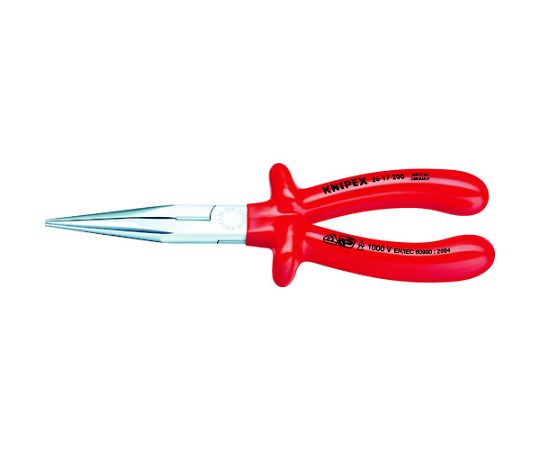 KNIPEX 縁切り1000V先長ラジオ受信機プライヤー 200粍 1丁 2617-200