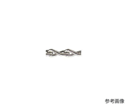水本機械類製造所 ステンレス鋼 ツイストリンクチェーン 30m 線径6粍 1本 6T-B