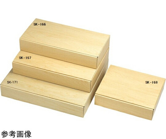 ヤマニパッケージ 差しあげる箱 白木ボックス席（内部はっ水） S 200枚 1入れもの(200枚入) SK-168