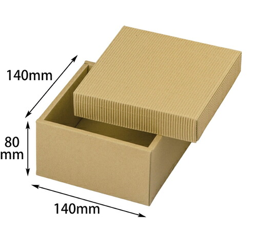 ヤマニパッケージ 差しあげる箱 自然的BOX30号 140角 ヒモ無 100枚 1入れもの(100枚入) 16-30N