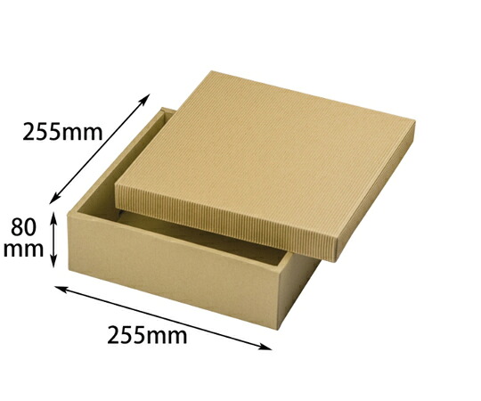ヤマニパッケージ 呉れて遣る箱 自然的BOX33号 255角 ヒモ無 100枚 1容れもの(100枚入) 16-33N