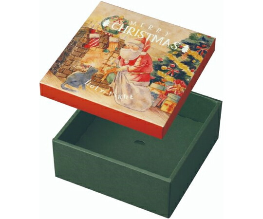 ヤマニパッケージ 差しあげる箱 時節の差し上げ物 クリスマス（2） 100枚 1入れもの(100枚入) 20-2172