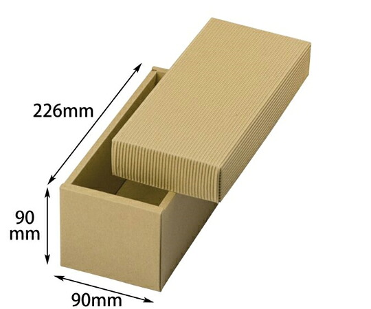 ヤマニパッケージ 譲りわたす箱 自然的BOX22号 ヒモ無 100枚 1入れもの(100枚入) 16-22N