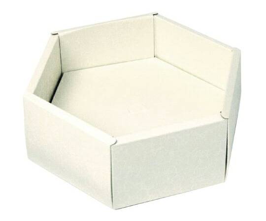 ヤマニパッケージ 軽い食事用 六角（大） 紅白 100枚 1入れもの(100枚入) 19-611K