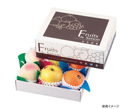 ヤマニパッケージ 青果用贈答箱 旬果撰集（小） 50枚 1ケース(50枚入) L-2171