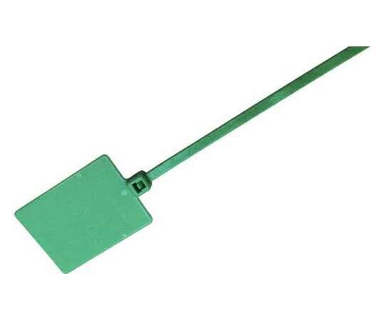 パンドウイットコーポレーション 旗型印字機ナイロン一緒になる周波数帯域 緑（1000本入） 1袋(1000本入) PLF1MA-M5
