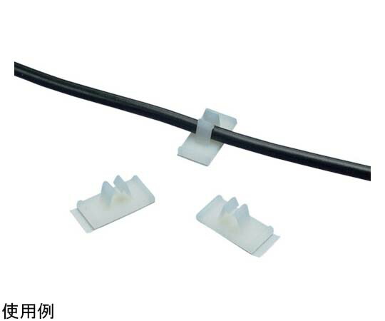 パンドウイットコーポレーション くっ付ける具 吊りひもゼムクリップ 自然的（100個入） 1袋(100個入) VCC25-A-C