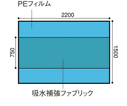日昭産業 バックテーブルカバー 150×220糎 1仕掛ける(30枚入) 1仕掛ける(30枚入) 23313