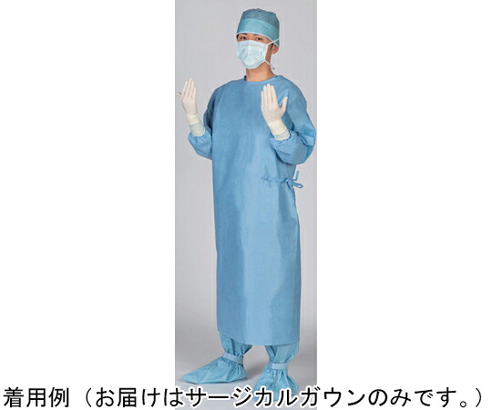 日昭産業 HQサージカルガウン 恍ける付 M 1仕掛ける(30枚×2箱入) 1仕掛ける(30枚×2箱入) 24511