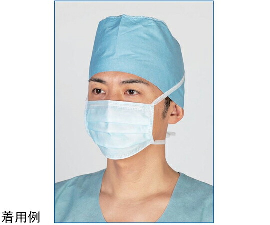 日昭産業 サージカルキャップB PAD SC-41 L 青色 1仕掛ける(50枚×6箱入) 1仕掛ける(50枚×6箱入) 51596
