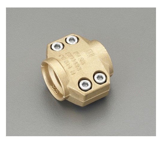 エスコ 50粍用 ｾｰﾌﾃｨｰﾎｰｽｸﾗﾝﾌﾟ(ｽﾁｰﾑ用/金管楽器製) 1個 EA141BT-20