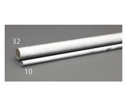 エスコ 25A/2.0m 配管工事用カーボン鋼管(SGP管) 1本 EA469BA-25