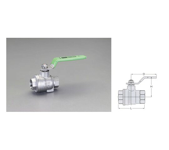 エスコ Rc1･1/4\" どんぶり鉢弁膜(ｽﾃﾝﾚｽ製･ﾌﾙﾎﾞｱ型) 1個 EA470AG-12"