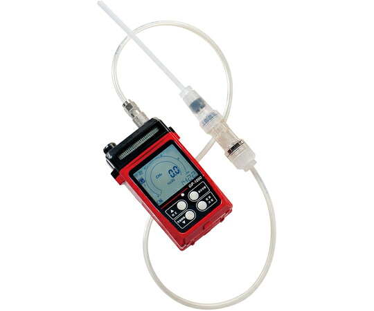 理研計器 持ちはこび型可燃性屁っ放りさがし当てる器（はち切れる最低限度管理すること用）メタン操作手順（トレーサビリティ基礎づける付け出し） 1台 GP-1000