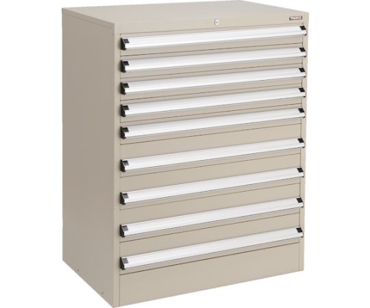 トラスコ中山 中量棚納める用収納家具 W840XD535XH1040 9段 VE84S-1006
