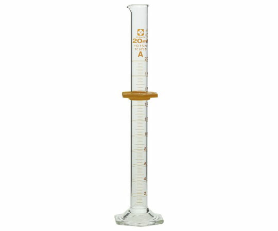 柴田科学の科目 メスシリンダースーパーグレード 20mL 目盛り調整証拠立てる書き出し