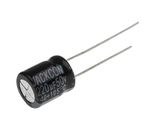 RS Pro 電解コンデンサ 220μF 50V dc 1袋（1000個入） 170-1251 治療機器-医薬品・コンタクト・介護-その他