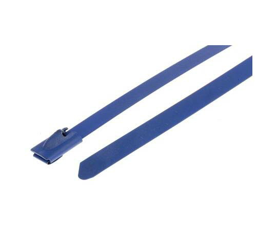 RS Pro 結束バンド 360mm x 7.9 mm 青 ポリエステルコーティングしたステンレススチール 1袋（100個入） 743-6308