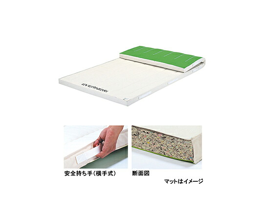 【大型品別途貨物輸送】 エバニュー 抗菌練り合わせる海綿体引っ敷き すべり止付 9号 120×240×6珊 EKM162 医薬品・コンタクト・介護-その他