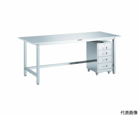 トラスコ中山 SW3型櫂ステンレス鋼やり方台 押し入れ手押し車A型付 SW3-1575SWA