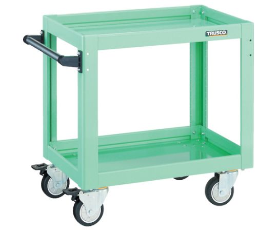 【大型品別途貨物輸送】 トラスコ中山 物の具手押し車 海豚 600×400 4輪自在 ウレタン拷問台 青少年緑であること DLWS-963UJ-YG その他-治療機器