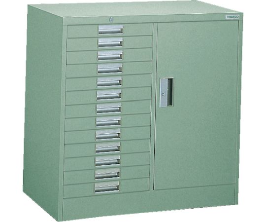 トラスコ中山 WVR型キャビネット コンビ 880X500XH880 引出13段 WVR-CB13