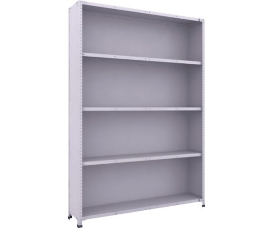 トラスコ中山 軽量150型背側板付棚 1500X300XH2100 5段 TLA75K-25