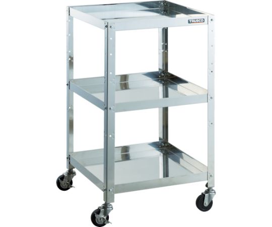 【大型品別途送料】 トラスコ中山 クリーンラビット 75φ導電車SUS金具ハンドル付 引出付 CRB-963HVSD
