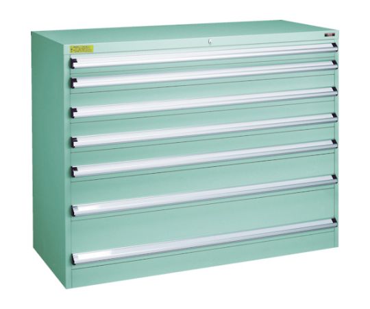 トラスコ中山 VE13S型収納家具 1300X550XH1000 抽き出し7段 VE13S-1001