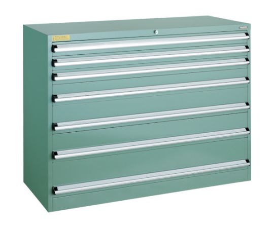 トラスコ中山 VE13S型収納家具 1300X550XH1000 抽き出し7段 VE13S-1002
