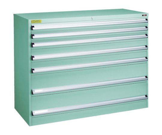 トラスコ中山 VE13S型収納家具 1300X550XH1000 抽き出し7段 VE13S-1004