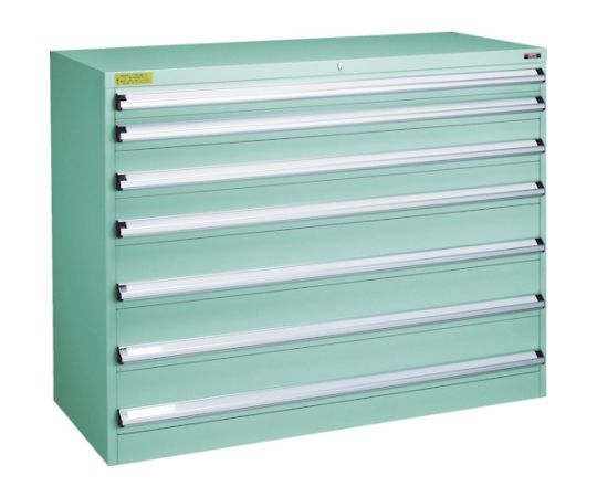 トラスコ中山 VE13S型収納家具 1300X550XH1000 抽き出し7段 VE13S-1005