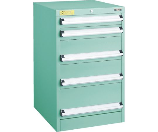 トラスコ中山 VE5S型収納家具 500X550XH800 抽き出し5段 VE5S-807