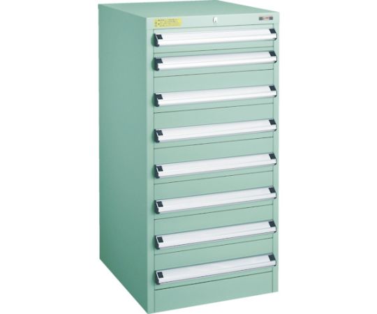 トラスコ中山 VE5S型中量収納家具 500×550×H1000 引き出し8段 VE5S-1003