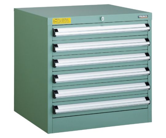 トラスコ中山 VE6S型収納家具 600X550XH600 抽き出し6段 VE6S-604