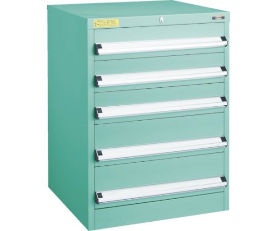 トラスコ中山 VE6S型中量押し入れ 600×550×H800 抽き出し5段 VE6S-801