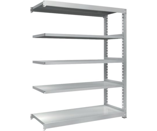 トラスコ中山 TZM3型中量棚 1500X571XH1800 5段 継ぎ合わせる TZM3-6565B 医薬品・コンタクト・介護-治療機器