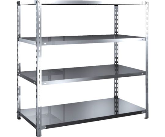 トラスコ中山 SUS304製軽さ棚 1200XD600XH1200 全ての存在4段 SU3-4464