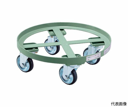 トラスコ中山 円形台車 全周ガイド型 荷重300kg 台寸Φ610 RC-300
