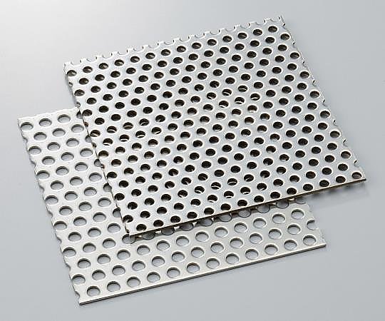 アズワンカタログ生産品 パンチング板 （SUS304） φ5粍穴 450×600×0.8 φ5×8P-4560