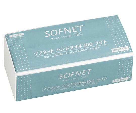 クレシア ソフネット 御手々西洋手ぬぐい 300 ともし火 中判 300枚×40容器に並べる入 36305 治療機器-その他-医薬品・コンタクト・介護
