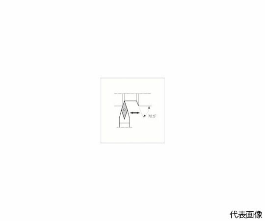 京セラ 外径・倣い加工用スモールツールホルダ SVVB SVVBN2525M-16N